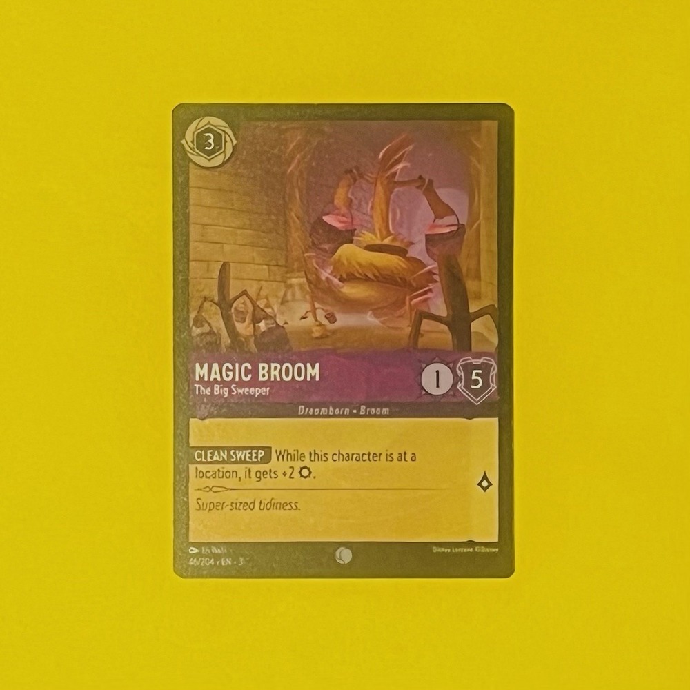 Magic Broom - The Big Sweeper LORCANA Into the Inklands - 46/204 - NM - singles